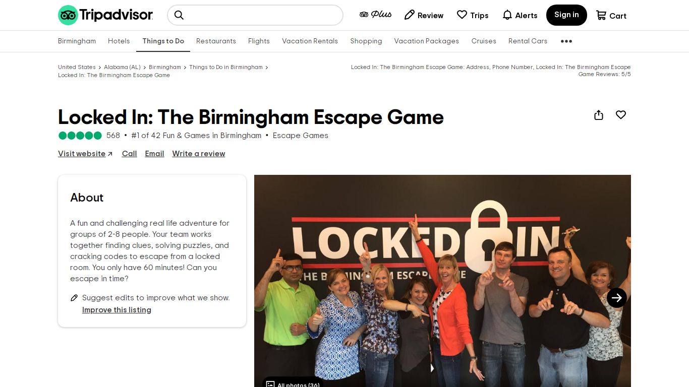 Locked In: The Birmingham Escape Game - Tripadvisor